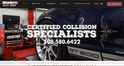 Desktop Screenshot of modernautobodycollision.com